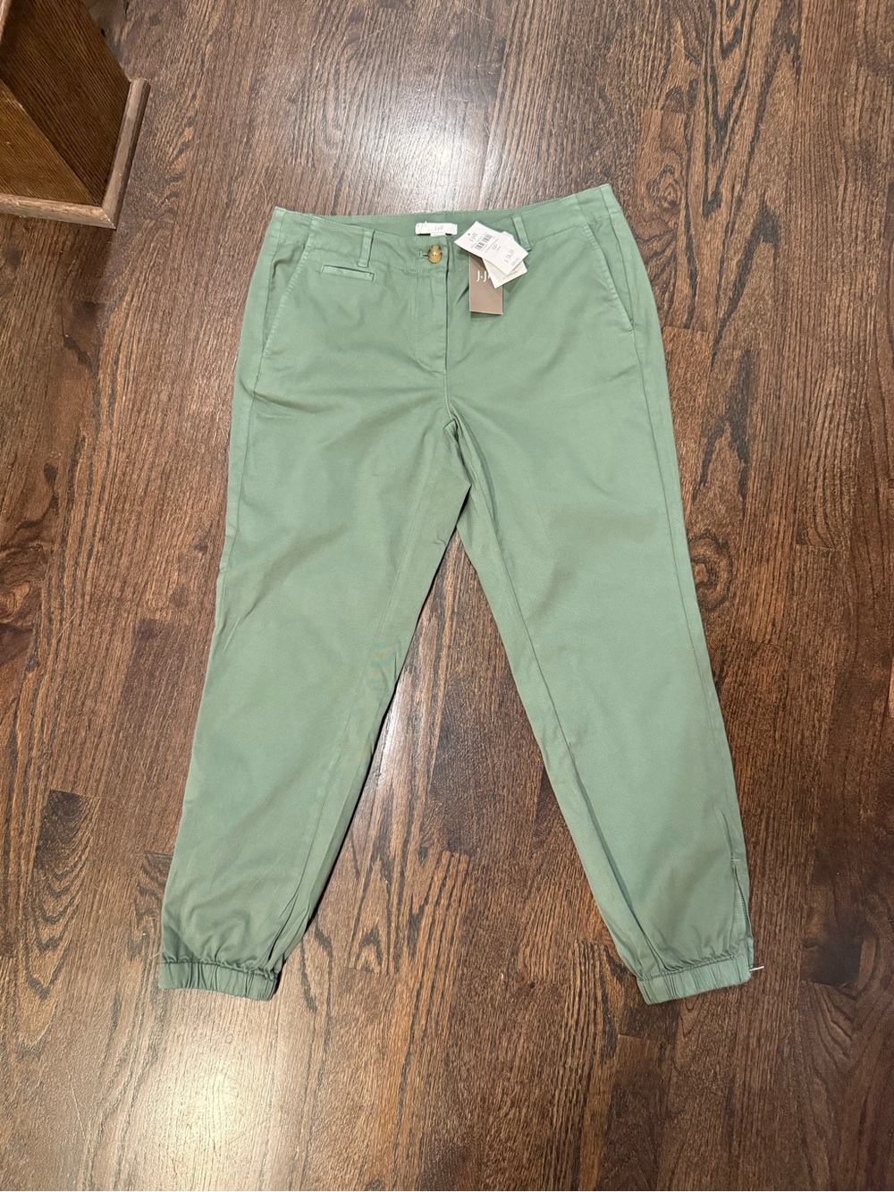J. Jill Sage Green Jogger Chinos